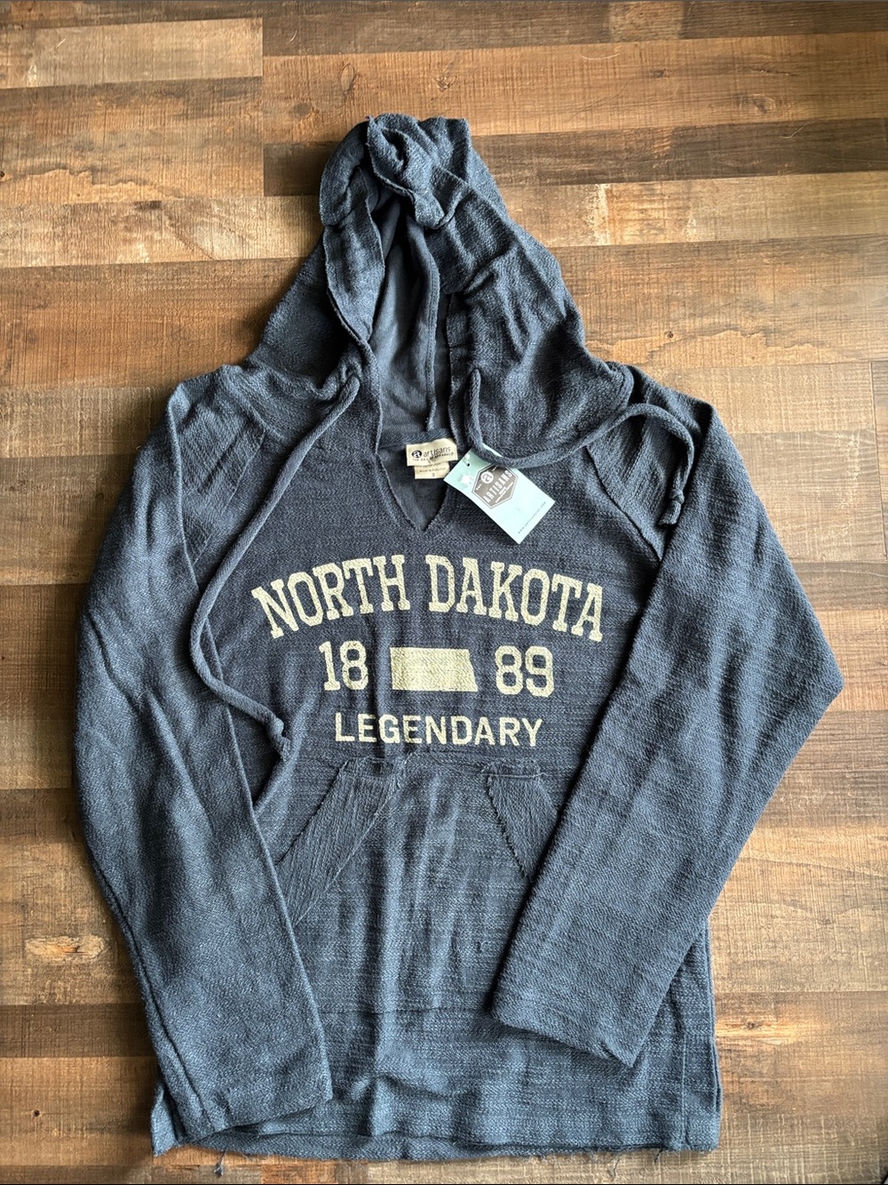 North Dakota hooded shirt